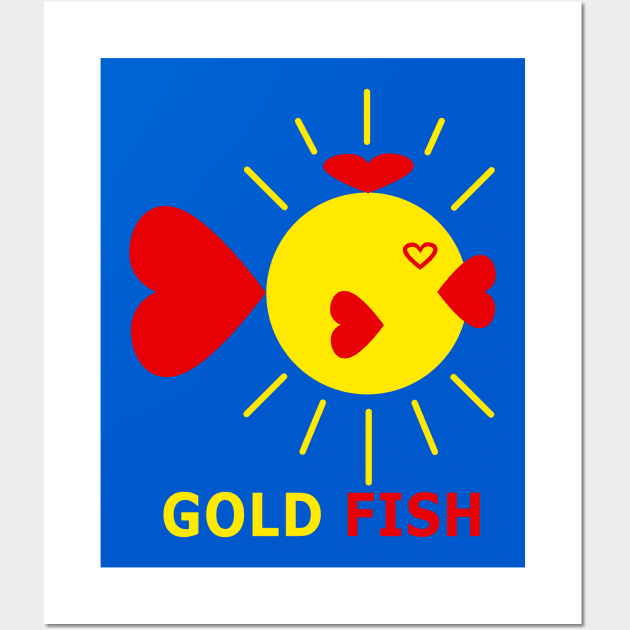 Gold Fish Wall Art by Heart-Sun